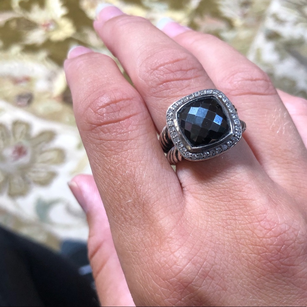 David Yurman Large graphite Ring - Picture 1 of 6